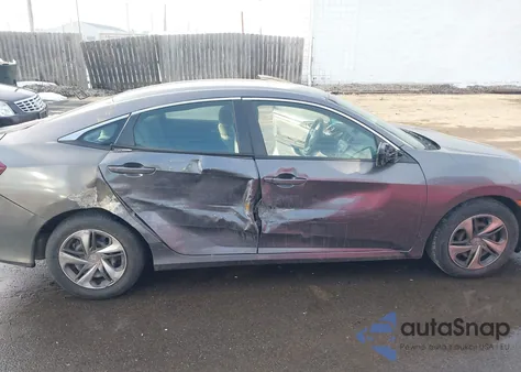 2019 Honda Civic Lx z USA, uszkodzony, nr VIN 19XFC2F63KE005387